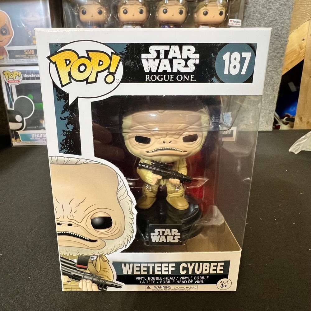 Funko Pop Star Wars Rogue One Weeteef Cyubee 187 Vinyl Bobble-Head Figure